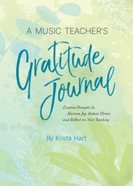 A Music Teacher's Gratitude Journal book cover